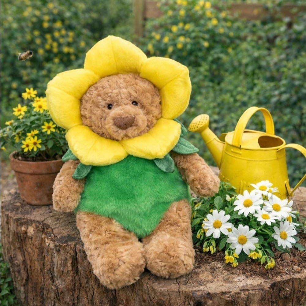 NWT’s Jellycat Bartholomew Bear Daffodil Outfit​​​